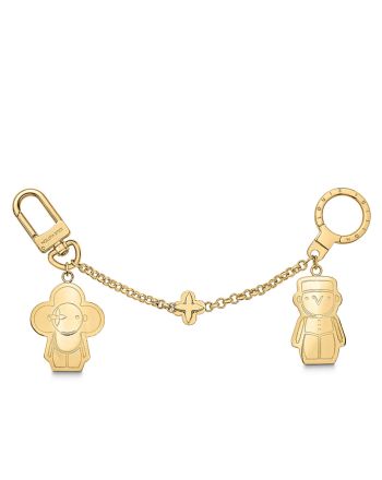 Louis Vuitton Gaston & Vivienne Best Friend Chain Bag Charm And Key Holder M00359 Golden